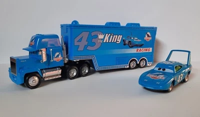 CAMION Mack THE KING + THE KING auto CARS Disney Pixar car IL RE sfuso maclama - Immagine 1 di 4