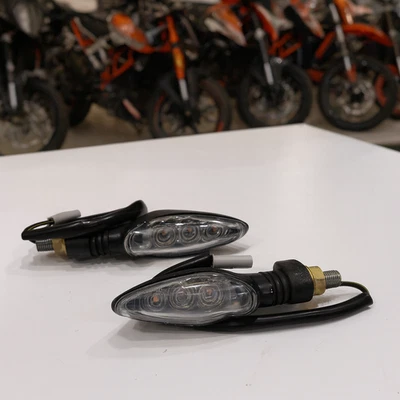 Fits KTM 125 200 250 390 690 DUKE LED Turn Signal Indicator 2 Light Blinker Set - Image 1 of 4