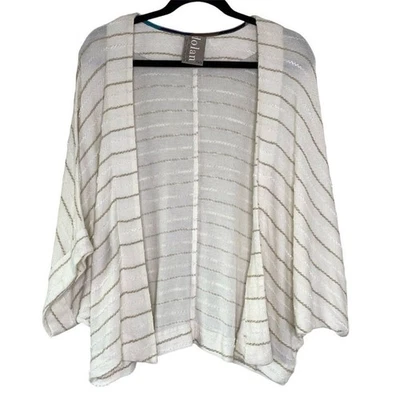 Cárdigan tejido abierto a rayas pequeño Dolan Anthropologie Left Coast Collection Foto 1 de 4