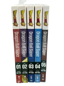 Dragon Ball Super 5 Part DVD Set : Part 01, 02, 03, 04, 05, 1-5 Episodes 001-065 - Imagen 1 de 18
