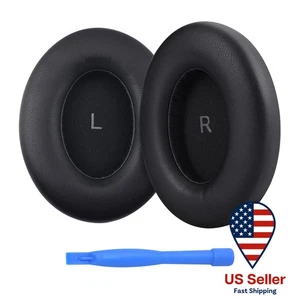 Cuscinetti auricolari di ricambio per Sennheiser Momentum 4 Wireless - Memory Foam Nero - Foto 1 di 5