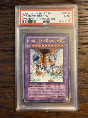 Cyber End Dragon CRV-EN036 Cybernetic Revolution 1st Edition PSA 9 - Image 1 of 2