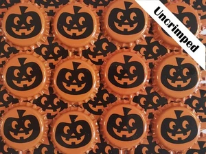 Halloween Pumpkin Decoration 100 Bottle Caps - Picture 1 of 6