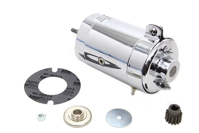 Chrome 12 Volt 2-Brush Generator fits Harley Davidson - Изображение 1 из 2