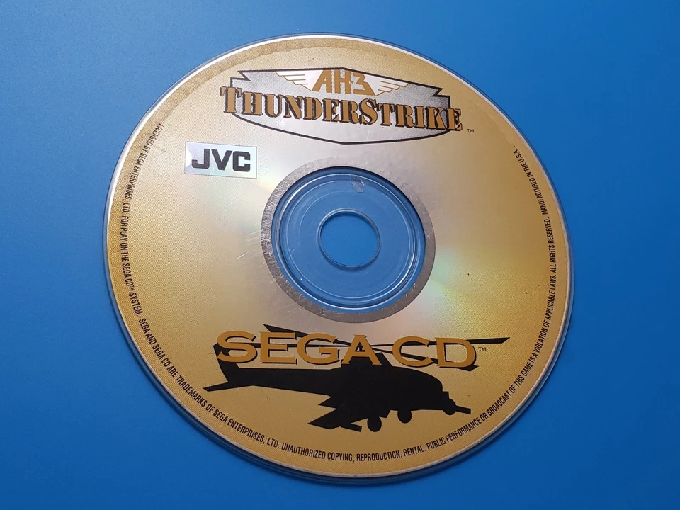 --DISC ONLY-- AH-3 Thunderstrike (Sega CD, 1993) - Image 1 of 1