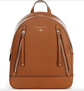 Nueva mochila mediana Michael Kors Brooklyn equipaje de cuero - Imagen 1 de 10