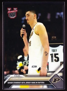 Zach Edey Purdue Boilermakers Jersey to Rafters 2024 Bowman U Now #67 SP Base - Picture 1 of 2