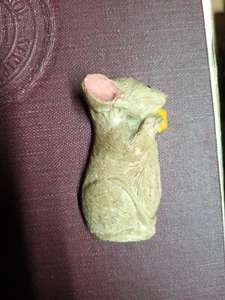 Vintage 3D Resin Mouse Refrigerator Magnet - Picture 1 of 3