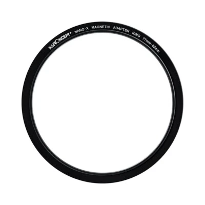 K&F Concept 77mm-82mm Magnetic Lens Filter Adapter Ring - Image 1 of 4