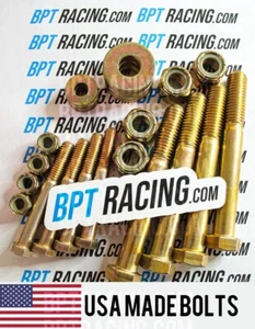 1997 2006 Jeep Wrangler TJ Rear Control Arm Bolt Kit USA Made Grade 8 - Picture 1 of 3