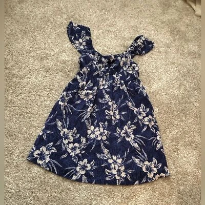 Nuevo Mini Vestido American Eagle Outfitters Volantes Florales Corte Espalda, Talla XS Foto 1 de 4