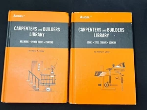 Audel Carpenters and Builders Library VTG 1970 by Harry F. Ulrey Vols. 1 and 4 - Picture 1 of 20