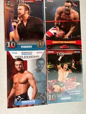 4 magnus tna wrestling cards born in docking Norfolk England see scan
