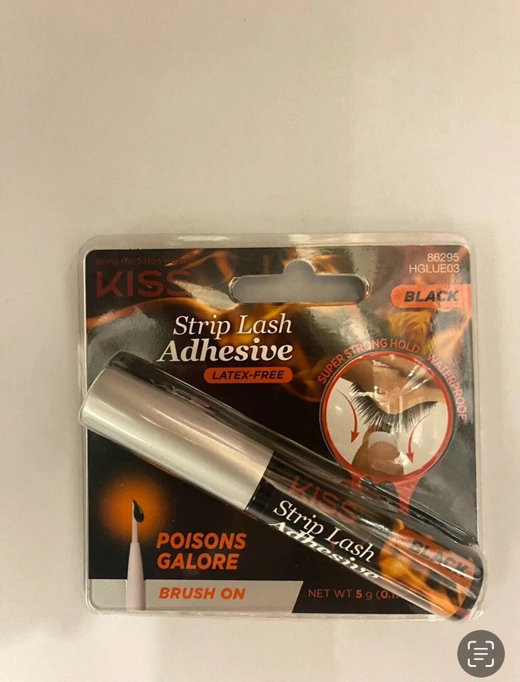 KISS Lash Adhesive BLACK Eyelash Adhesive Latex Free Waterproof Lash Glue - Image 1 of 1