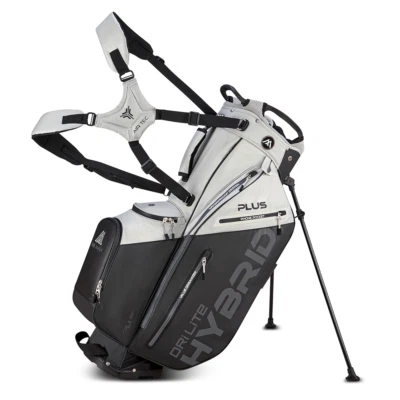 Big Max Dri Lite Hybrid Plus Golf Standbag 2024 - Grau Schwarz