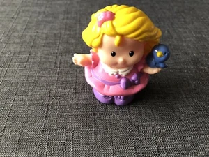 Fisher Price Little People Easter Church Girl SARAH in Pink Blue Bird Cake Top - Picture 1 of 5