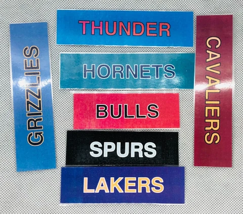 NBA TEAM MAGNETS - STANDINGS DISPLAY, ETC. (PICK YOUR TEAM, DIVISION, OR ALL 30) Cover