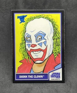 2013 Topps Best Of WWE Doink The Clown Jerry “The King” Lawler Portraits Card - Picture 1 of 7