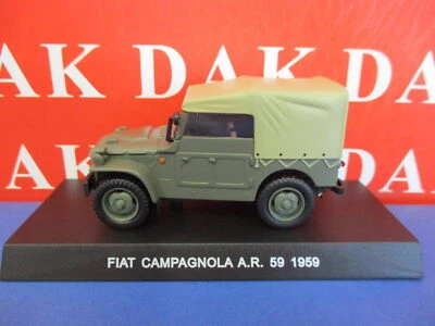 Die cast 1/43 Modellino Auto Carabinieri Fiat Campagnola A.R. 59 1959 verde - Immagine 1 di 3