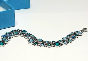 Touchstone Crystal GLAM Bracelet TROPICS - NEW SHADE Adj 7 1/4-9" Stunning!๐ - Picture 1 of 3