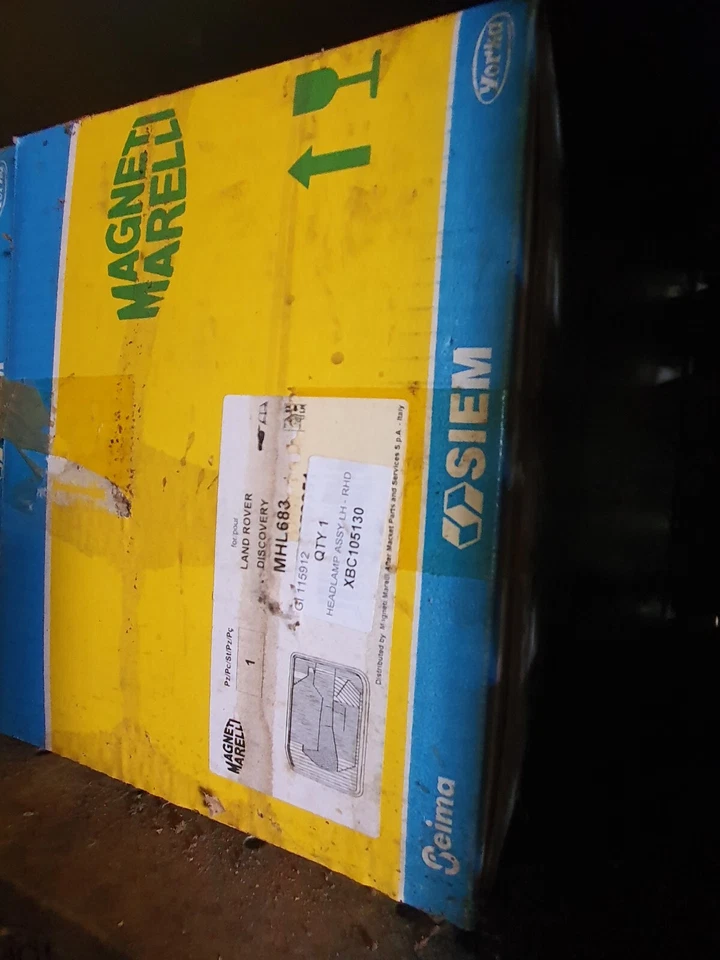 FRONT HEADLIGHT LAMP LHS FOR LAND ROVER DISCOVERY 2 UPTO 2002 - XBC105130 — 第 1/1 张图片