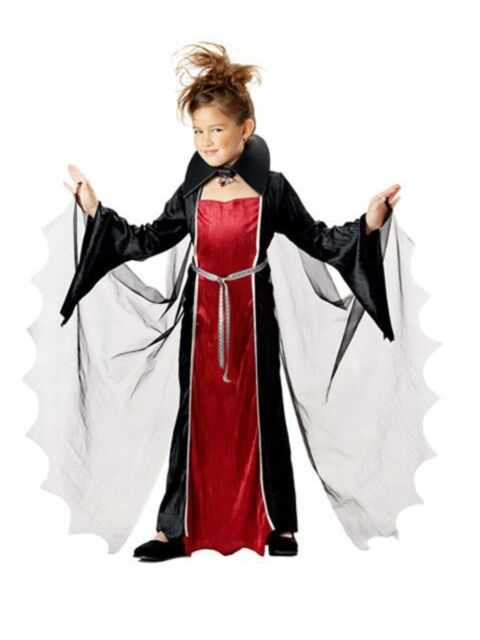 Vampiro Halloween, Vampira para Meninas, Fantasia vestido rainha vampira,  fantasias Halloween para crianças vampiras meninas, acessórios cosplay com