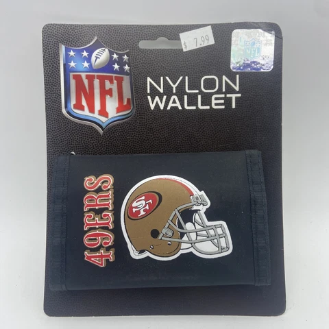 New San Francisco 49ers Football Licensed NFL Sports Wallet Nylon Trifold Cover