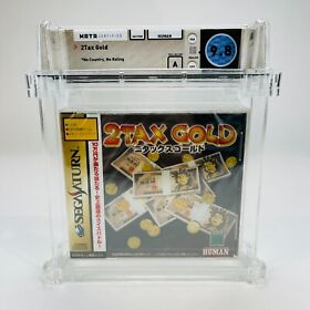 2TAX GOLD - Sega Saturn 1997 SS Japan Import US Seller Sealed NIB WATA 9.8 A
