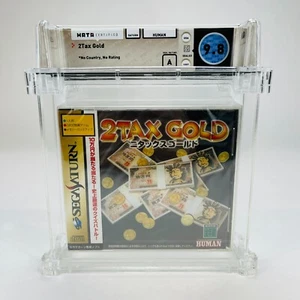2TAX GOLD - Sega Saturn 1997 SS Japan Import US Seller Sealed NIB WATA 9.8 A - Picture 1 of 5