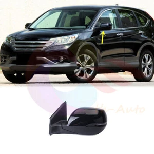 9-Pins Black Front Left Rearview Mirror Assembly For Honda CR-V CRV 2012-2016s - Picture 1 of 10