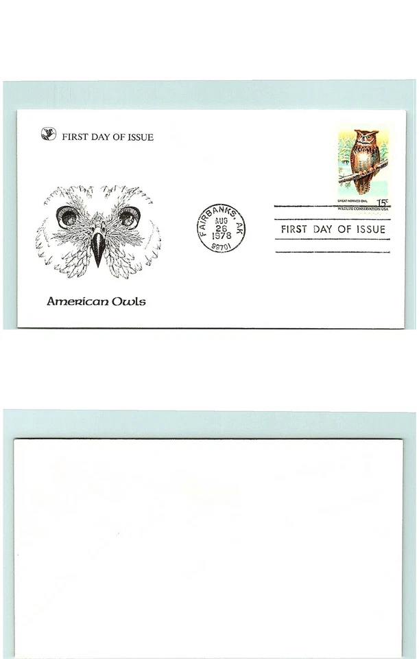S01-4019, AMERICAL OWLS, **READERS DIGIST FDC - Image 1 of 1