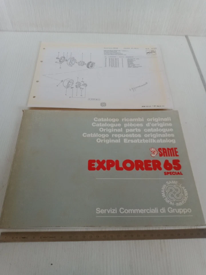 catalogo parti di ricambio originale trattore Same Explorer 65 Special 1985 - Immagine 1 di 4