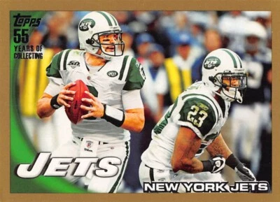 2010 Topps Football New York Jets Gold Team #97 /2010 NM/MT Mark Sanchez - Image 1 of 2