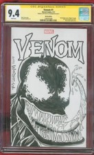 Venom 1 CGC 9.4 SS Al Milgrom Original art Sketch Amazing Spider Man Movie no 8