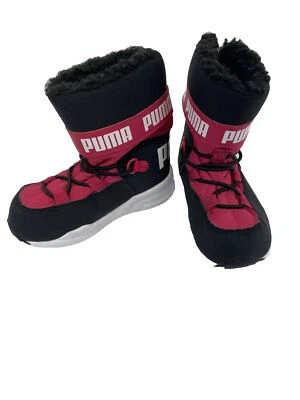 Bota Puma Niños Trinomic Rosa Lluvia y Nieve Talla 6c Nueva Sin Caja Foto 1 de 4