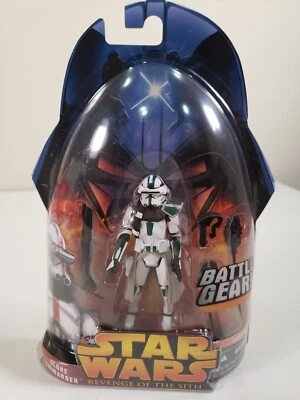 Figura de acción Star Wars Revenge of the Sith #33 Clone Commander in Battle Gear. Foto 1 de 4
