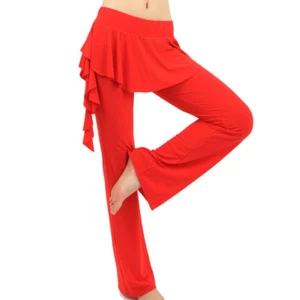VENTA DE DESALOJO Precioso pantalón de danza del vientre con falda cosida 2 en 1 - Imagen 1 de 4