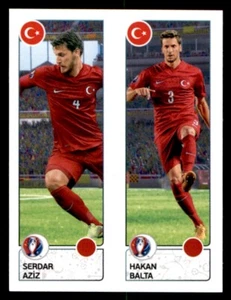 Panini Euro 2016 (Swiss Star Edition) Serdar Aziz / Hakan Balta Turkey No. 427 - Picture 1 of 2