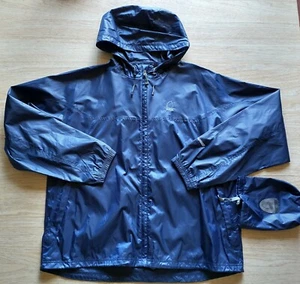 NWoT SIERRA DESIGNS Men Windbreaker Jacket Hooded Lightweight Packable Blue XXL - Picture 1 of 10