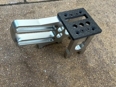 Soporte de motor de aluminio para piñones grandes 1/5 motor 2028 Arrma V4/V5 infracción Si Foto 1 de 4