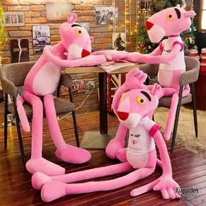 60-130CM Pink Panther Plush Toy Stuffed Animal Christmas Doll Birthday Pillow - Picture 1 of 10