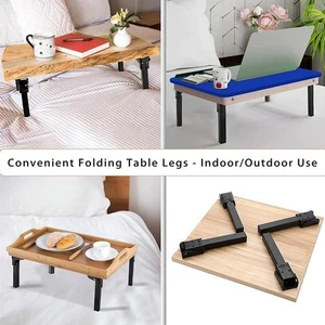 Table Folding Support Legs Metal Bed Leg Coffee Table Legs Sofa Legs Invisible - Picture 1 of 18