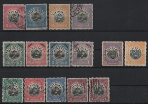 Venezuela small lot of used old stamps 1899-1911 - Picture 1 of 1