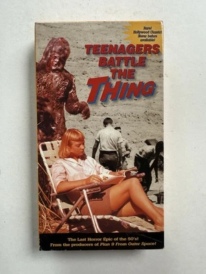 Teenagers Battle The Thing (VHS, 1958) Pre-owned B-Movie *Buy 2 Get 1 Free* - Image 1 of 3