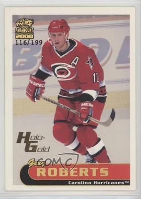 1999-00 Pacific Paramount Holo-Gold /199 Gary Roberts #50 - Image 1 of 2