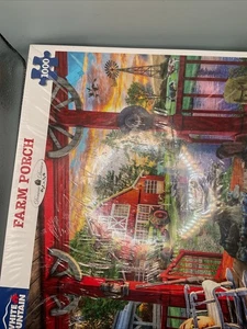 White Mountain Puzzles - Farm Porch -1000 Piece Jigsaw Puzzle SEALED BRAND NEW - Picture 1 of 3