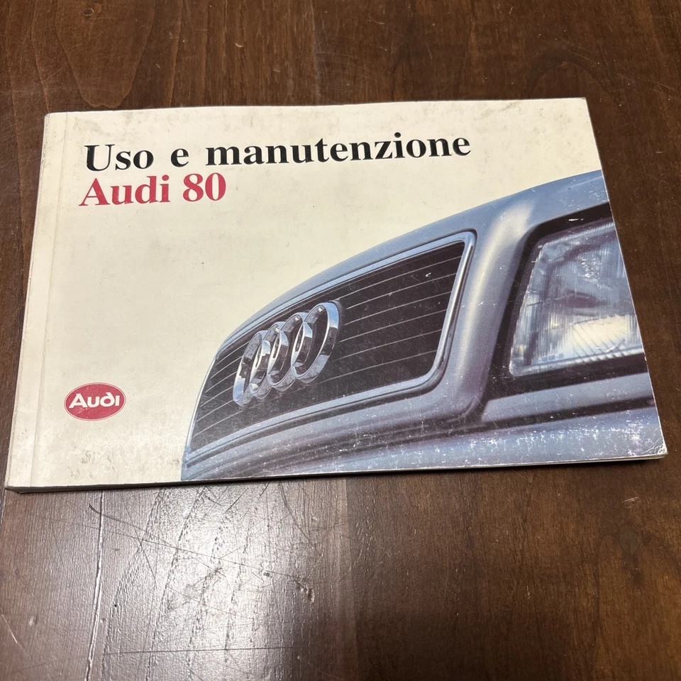 Audi 80 Uso E Manutenzione 1992 - Immagine 1 di 4
