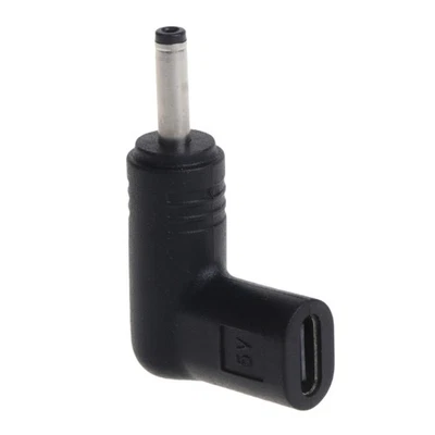 90 Degree Type-C Female to 3.5x1.35mm Male Plug Adapter Right Angled Converter - Image 1 of 4