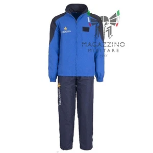 Tuta Ginnica BLU AZZURRA Ricamata Militare ESERCITO ITALIANO Originale NUOVA - Picture 1 of 7