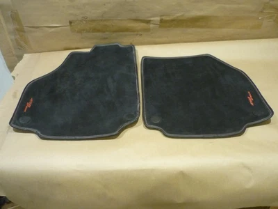 Tapetes de assoalho Ferrari 458 Spider originais de fábrica preto Alcantara - Imagem 1 de 4